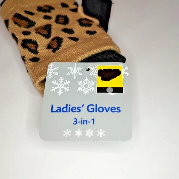 1 Pair Ladies' Gloves 3-in-1 Acrylic Polyester Spandex Assorted Color Choice New - Picture 4 of 9